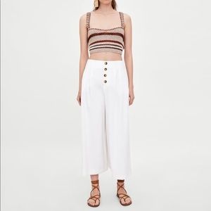 Zara wide leg pants